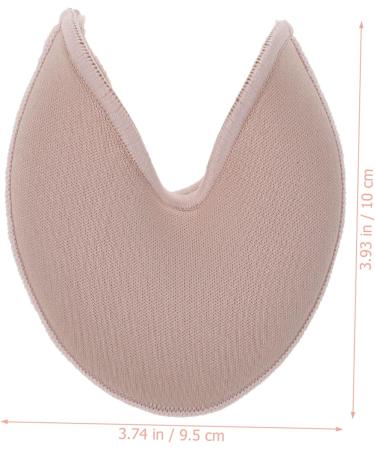 Healvian Silicone Gel Soft Slippers Pointed Heel Toe Protectors - Beige 10X9.5cm - Buy Online on GoSupps.com