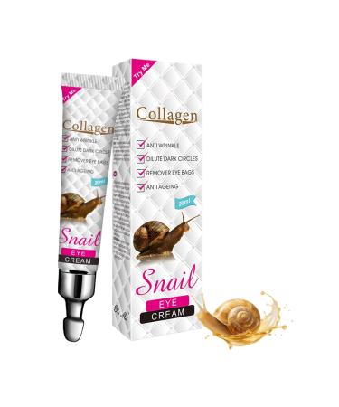 QEEROYO Eye Contour Cream Anti-Wrinkle Eye Cream Collagen Eye Contour Cream Firming and Moisturizing Smoothes Wrinkles and Fine Lines Eliminates Puffiness Under 20ml