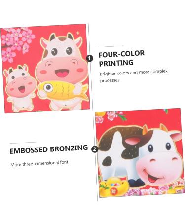 COHEALI 60pcs 2021 New Year Red Envelope Rat Year Hong Bao 2021 New Year Spring Festival Gift Bag Chinese New Year Money Hongbao Wedding Lunar New Year Envelopes Lucky Gift Card Child - Buy Online on GoSupps.com