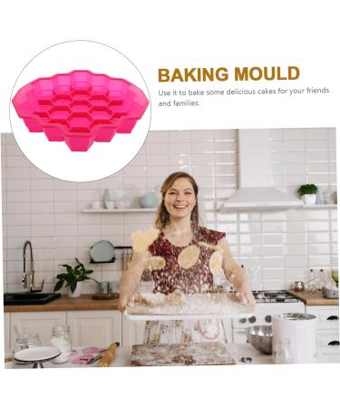 Milisten Silicone Honeycomb Cake Mold Chocolate Candy Molds Silicone Muffin De para Gelatinas Silicone Chocolate Honeycomb Cake Mold Silicone Manual Silica Gel Hand Model Pink - Buy Online on GoSupps.com