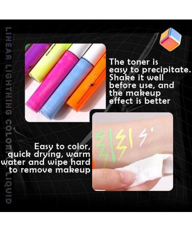 Bold Glow in the Dark Liquid Eyeliner - Long Lasting Waterproof Colorful Eye Makeup - 0.14 Fl Oz - Buy Online on GoSupps.com