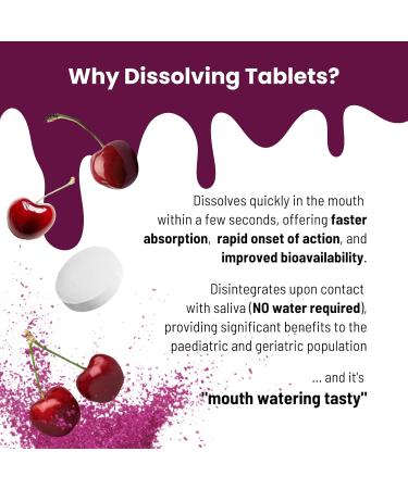 Nutrameltz Biotin 5000 mcg Healthy Hair Growth Supplement Nourishes Nails Makes Skin Smooth Quick Dissolving Tablets for Biotin Deficiency Cherry Flavour (60 Tablets) - Buy Online on GoSupps.com