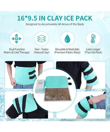 Cold Warm Compress | Reusable Fango Packing Moor Pack | Cotton Cover with Velcro for Waist Back Stomach Shoulders Knees & Joints - Buy Online on GoSupps.com