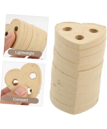 Healeved 10st AI Mini Moxa Sticks - Heart Shaped Moxibustion Pads 4.5x4.5cm | Chinese Moxibustion Therapy - Buy Online on GoSupps.com