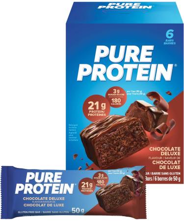 Pure Protein Whey Protein Powder - High Protein Low Sugar Gluten Free - Fast-Acting Formula & Bars - Nutritious Gluten Free protein bar made with Whey protein blend - low sugar - Buy Online on GoSupps.com