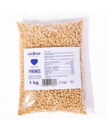 Natural Pine Nuts 1kg nut&me | Hulled Pine Nuts | Ideal for Pesto | Unroasted