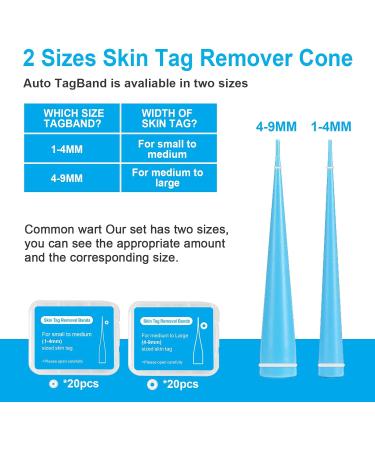 Painless 2-in-1 Skin Tag Removal Kit for Micro to Large Skin Tags (1-9mm) - Safe & Easy DIY Tool for Home Use - Buy Online on GoSupps.com