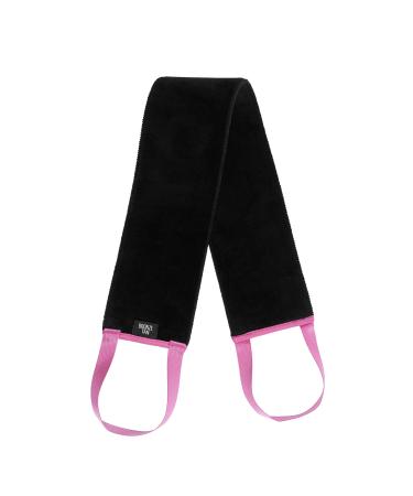Bronze Tan Self Tanner Back Applicator - Tanning Mitt For Sunless Tanning Mousse or Lotion - Tan your Back Quickly and Easily - Self Tanning Back Applicator - Black with Pink Handles - Buy Online on GoSupps.com