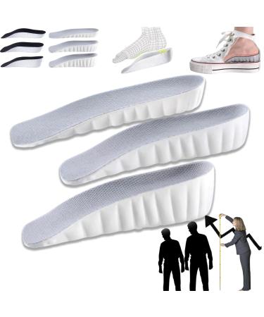Orthopedic High Pads 2.0 HighPads 2.0 Orthopedic High Pads 1.0 High Pads 2.0 Orthopedic High Pads for Men Orthopedic Height Insoles for Men (2.0-Grey 0.59+0.98+1.37in) 2.0-grey 0.59+0.98+1.37in
