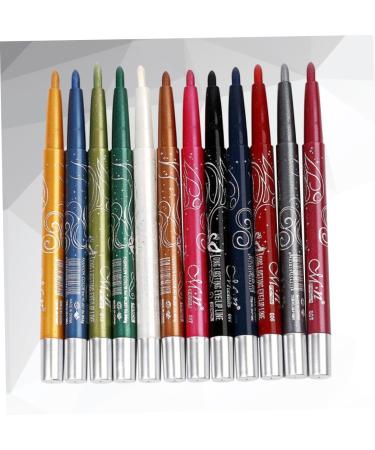 FRCOLOR 12Pcs Eyeliner Pencil Eyeliner Pencil Suit Eyeshadow Pen Women Cosmetic Pen Eyeshadow Makeup Set Highlight - Buy Online on GoSupps.com