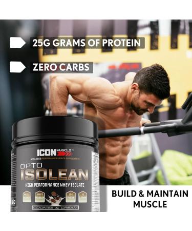 Icon Muscle Isolean Whey Protein Isolate Powder Strawberry 1 Pound - Buy Online on GoSupps.com