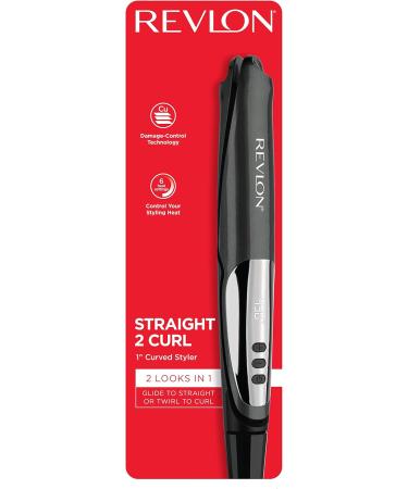 REVLON 1 Straight or Curl Curved Hair Styler - Versatile Styling Tool for Gorgeous Hair International Shipping Available - Buy Online on GoSupps.com