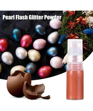 Edible Glitter Spray - Food Grade Sparkling Dust - Food Coloring Glitter - Edible Glitter For Decorating Cakes Cupcakes Cake Pops Orange - Buy Online on GoSupps.com