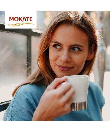 MOKATE XXL caramel 3-in-1 sticks soluble bean coffee with creamer sugar and coconut oil instant coffee from roasted coffee beans caffeine-containing 408 g (24 x 17 g) - Buy Online on GoSupps.com