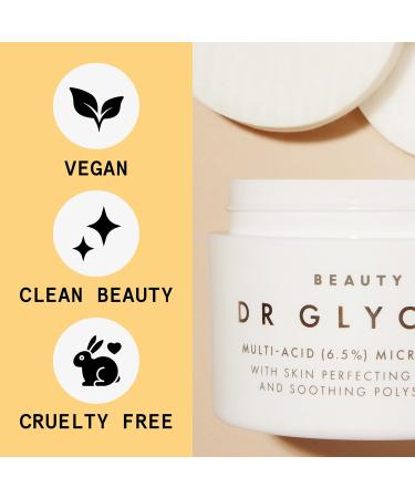 Shop Beauty Pie Dr Glycolic Multi-Acid (6.5%) Micropeeling Pads - Exfoliate & Anti-Aging Benefits | International Shipping Available - Buy Online on GoSupps.com
