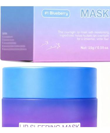 Overnight Lip Mask - 15g Dual Color Cream - Overnight Lip Balm with Silicone Brush - For Women and Men with Chapped Lips Makeup Improves Dryness Care - Buy Online on GoSupps.com