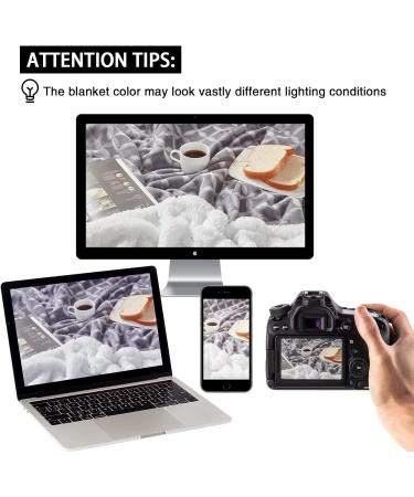 Inhand Sherpa Throw Blanket Twin Size 65x90 Grey - Cozy & Reversible Fleece Blanket for Couch Sofa Bed - Soft & Plush Lap Blanket - Buy Online on GoSupps.com
