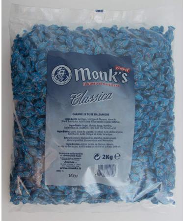 Akellas Caramelle Mini Monk's Balsamic 2 kg | Immediate relief from toxins colds and sore throats plus the pleasant freshness of natural herbs