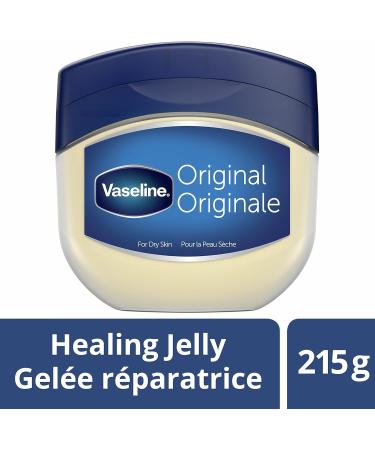 Vaseline Petroleum Jelly for dry cracked skin Original 100% pure petroleum jelly 215 g Original 215 g (Pack of 1) - Buy Online on GoSupps.com