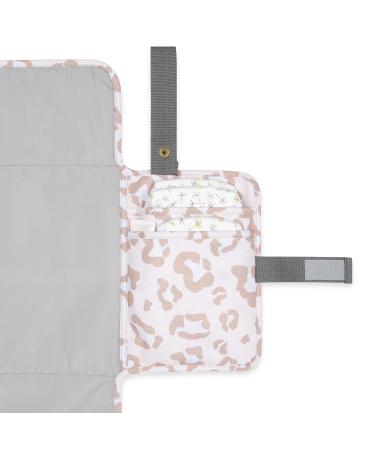 Emma & Noah Wrap Pad for On-the-Go - Washable Diaper Bag with Stroller Organizer (82x52 cm Folded 25x18 cm) - Leo Beige - Buy Online on GoSupps.com