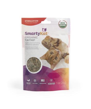 SmartyKat Organic Catnip for Cats & Kittens, Resealable Pouch - 1 Ounce