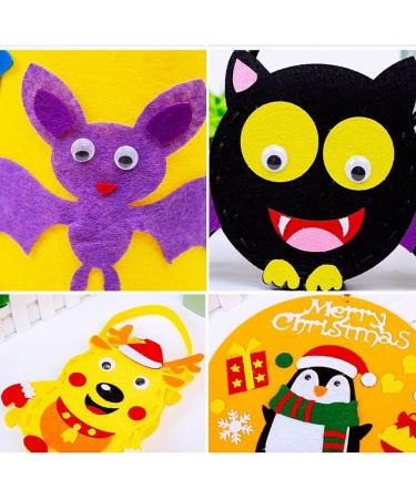 120pcs Black Self Adhesive Googly Eyes - Assorted Sizes 6mm to 30mm - Craft DIY Art Decorations - Buy Online on GoSupps.com