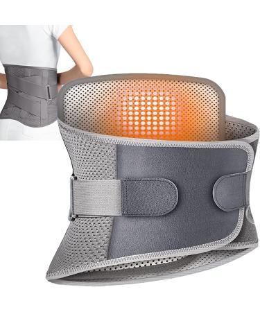 Waist Support Belt Adjustable Back Brace Lumbar Belt Extra Wide Back Support Belt Relief For Back Pain Herniated Disc Sciatica Scoliosis Spine Support (Size : Large)