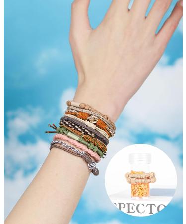 Volnova Boho Bracelet Hair Ties for Women - 20 Pieces Elastic Hair Ties - Dual-Use Bracelets and Hair Accessories - Multicolor - Buy Online on GoSupps.com