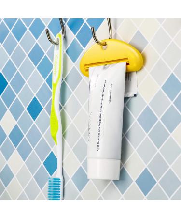 Quesuc 8 Pieces Toothpaste Tube Squeezer Dispenser Toothpaste Clips for Bathroom (Red Green Yellow White) - Buy Online on GoSupps.com