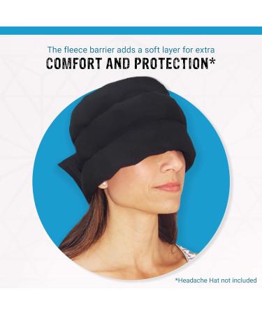 Headache Hat Accessory - Original Wearable Ice Pack with Micro Fleece Barrier - Buy Online on GoSupps.com