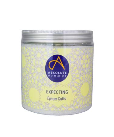 Absolute Aromas Expecting Epsom Salt 575g - Magnesium Sulphate Infused with 100% Pure Neroli Petitgrain and Tangerine Essential Oils Expecting 575g