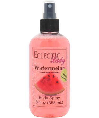 Watermelon Body Spray Body Mist for Women with Clean Light & Gentle Fragrance Long Lasting Perfume with Comforting Scent for Men & Women Cologne with Soft Subtle Aroma For Daily Use Double Strength 8 Fl Oz (Pack of 1)