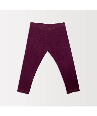 Andrew Scott Kids Toddler Fleece Brush Lined Stretch Leggings 3 Pack - Charcoal, Burgandy, Navy | Snug Fit Long Pants for Boys and Girls 3T - Buy Online on GoSupps.com