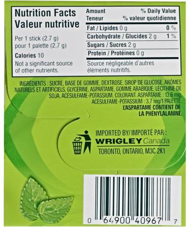 Wrigley's Doublemint 10 Count X 15 STICKS - Buy Online on GoSupps.com