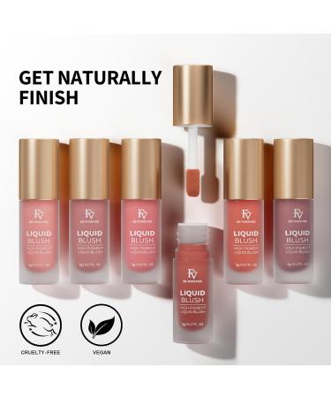 FV Liquid Blush High Pigmented Soft Cream Blush for Cheeks Long Lasting Blush Liquid with Dewy Finish Breathable & Lightweight Makeup Blush for Natural Look (Honey 5g) Honey 5 g (Pack of 1) - Buy Online on GoSupps.com