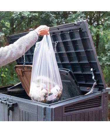 Premiumline Tear-Resistant & Waterproof Garbage Bags - 35L 3-Pack - Strong Stretch Handles - 90 Pieces Total - Ideal for International Shipping - Buy Online on GoSupps.com