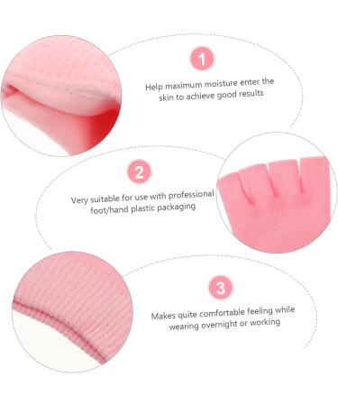 HONMEET 2 Pairs Gel Gloves Moisturizing Gloves Overnight Moisturising Gloves for Beauty Care Gloves Cotton Moisturizing Gloves Moisture Gloves Dry Hands Hand Gloves Spa Gloves Dipping 16X13X1CM - Buy Online on GoSupps.com