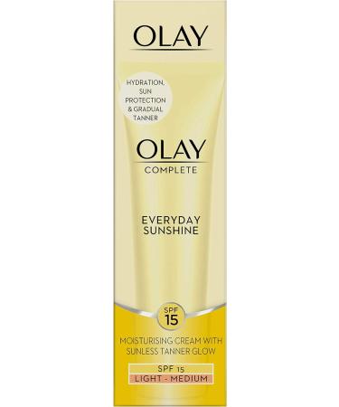 Olay Complete Everyday Sunshine Cream With Sunless Tanner SPF15 Light 50 ml - Buy Online on GoSupps.com