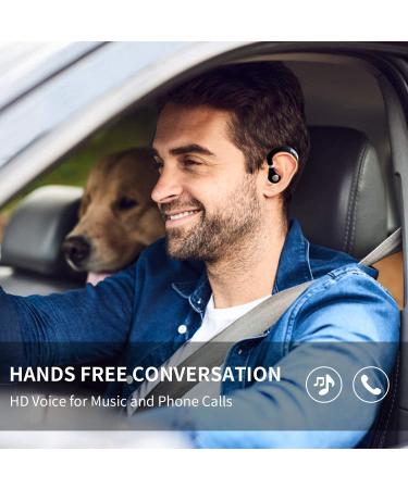 FIMITECH Bluetooth Headset V5.0 - Ultralight Hands-Free Earpiece for Business, Office, Driving & Sporting - Buy Online on GoSupps.com
