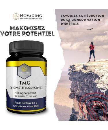 TMG (Trimethylglycine) 700 mg 90 G lules - Antioxydant - 100% Vegan - Fortement dos - Haute absorption - Test sans additifs OGM ni allerg nes. - Buy Online on GoSupps.com