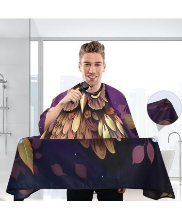 Kigai Cute Owls Barber Cape - Professional Waterproof Hair Cutting Cape for Men & Women with Adjustable Snap Closure - Buy Online on GoSupps.com
