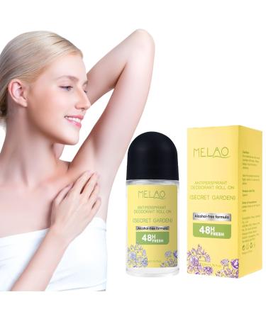 Elitzia Invisible ETAD01 D odorant bille anti-transpirant 48 heures protection contre les odeurs et la transpiration rafra chissant non collant frais et fruit sans alcool sans taches blanches