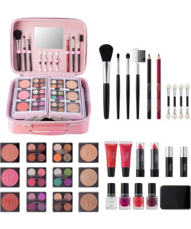 Whnbuij Complete makeup for women travel makeup eyeshadow palette for makeup brushes lipstick blush professional makeup safe makeup bag for weddings parties - Buy Online on GoSupps.com