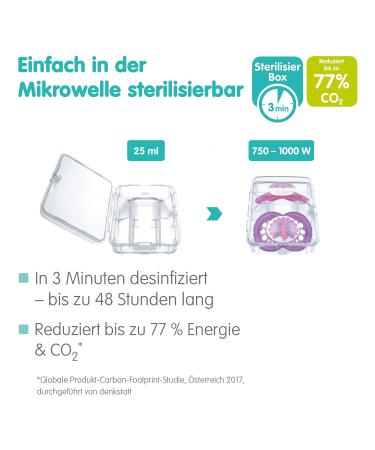 Mam Supreme Night Schnuller 2 Set | Bright Baby Pacifiers for Healthy Dental Development | Prevents Skin Irritation | Includes Pacifier Box | 16+ Months Hedgehog/Universe Bird - Buy Online on GoSupps.com