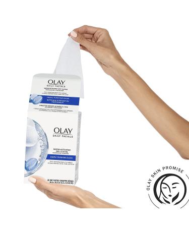 Olay Daily Facials 5-in-1 Cleansing Wipes - Deeply Purifying Makeup Remover  Scrub  Toner & Mask - 66 Count - Buy Online on GoSupps.com