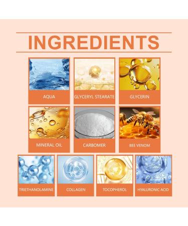 Grospe Bee Venom Advanced Multi-Action Firming Cream 24-Hour Moisturizing Body Cream Gentle Hydrating Emollient Body Lotion Suitable for All Skin Types 3.53 OZ - Buy Online on GoSupps.com