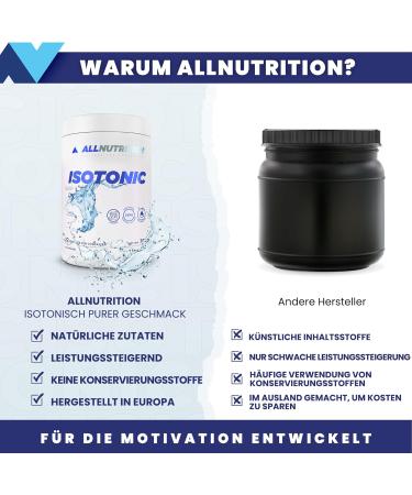 Buy All-Nutrition Isotonic Beverage Powder - 700g | Electrolyte Sport Drink with Magnesium Sodium Potassium & Vitamins | Dietary Supplements for Enhanced Hydration - Buy Online on GoSupps.com