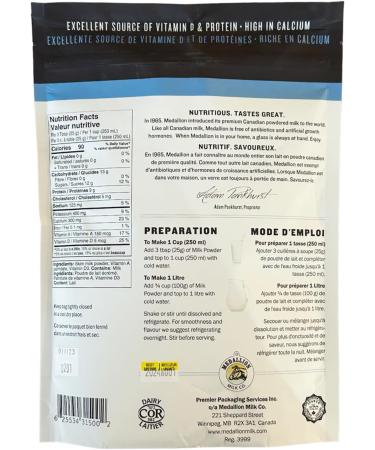 Medallion Skim Milk Powder 500g (Bag Package) (6 Bags) - Buy Online on GoSupps.com