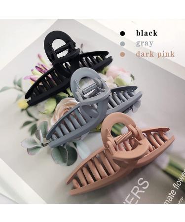 Nalodu Hair Claw Clips - Large 4.3 Inch No Slip Butterfly Clip Clamp for Thick Hair - 4 Pack (Matte & Caramel Colors) - Women and Girls - Buy Online on GoSupps.com