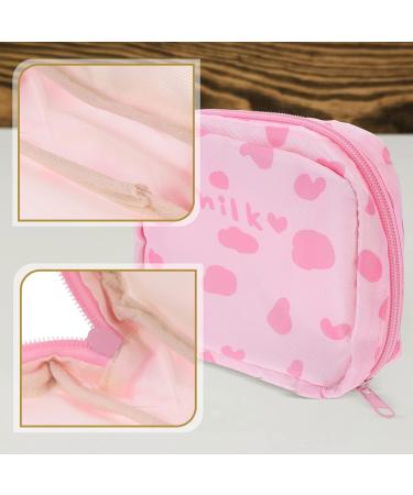 Gleavi Women's Menstrual Storage Bag - Portable Period Pad Holder Multi-Pocket Organizer for School Colorful & Compact 13x11.5x4.5cm - Buy Online on GoSupps.com